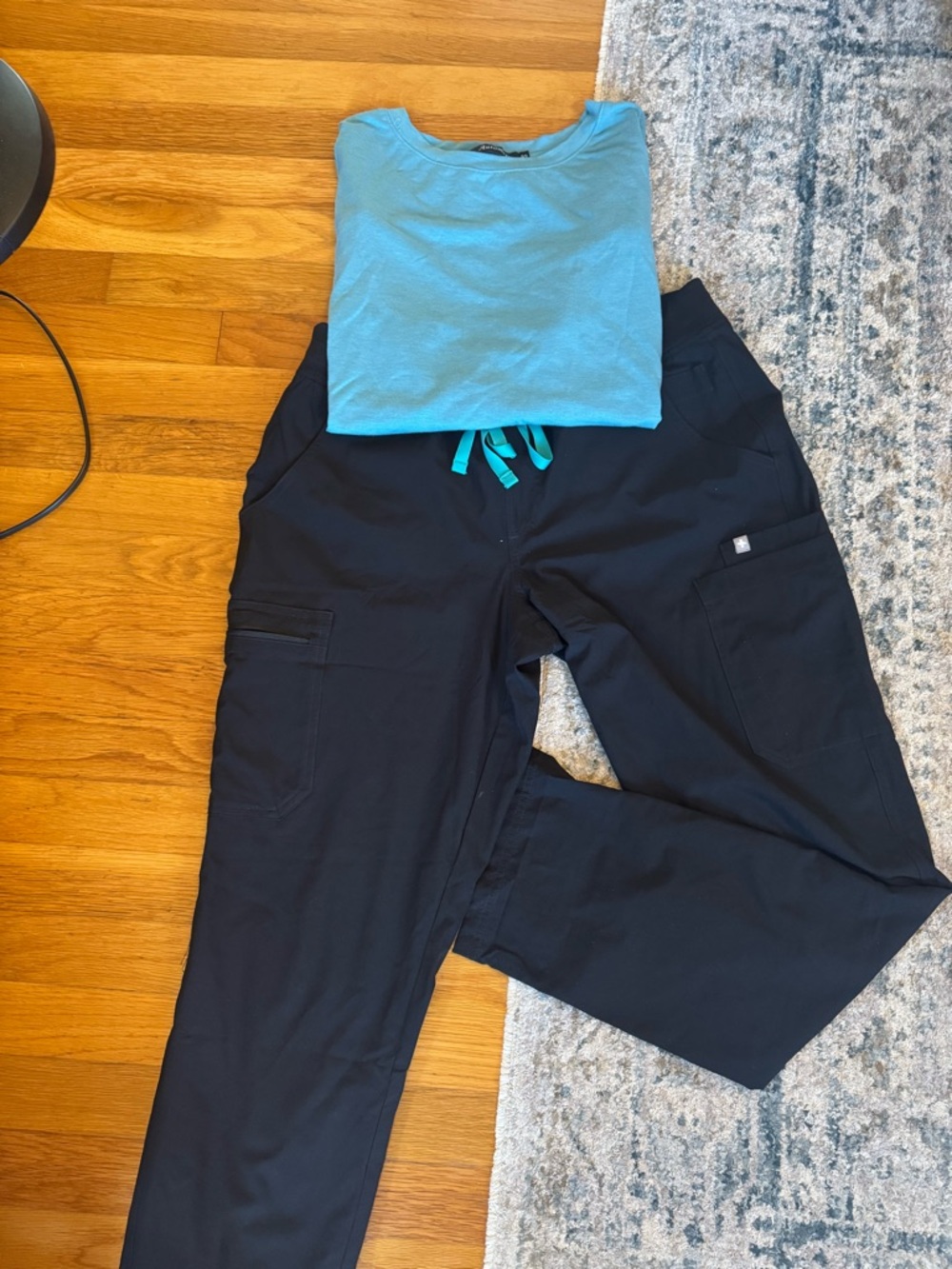 Figs Black Scrub Pants